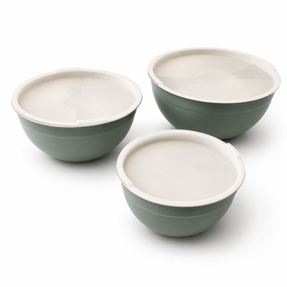 K&Co. Chef Series Mixing Bowls 3 Piece - SAGE